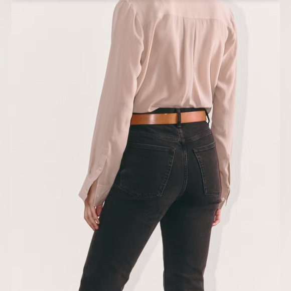 Everlane Black Straight Leg Jeans - Picture 2 of 5